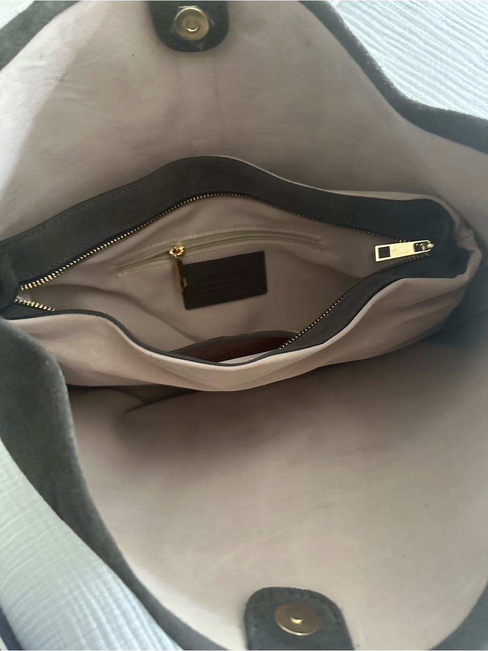 Simons Dark Brown Suede Shoulder Bag - Picture 5 of 5